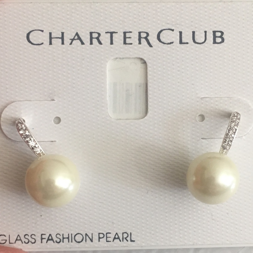 Charter Club Pearl Earrings